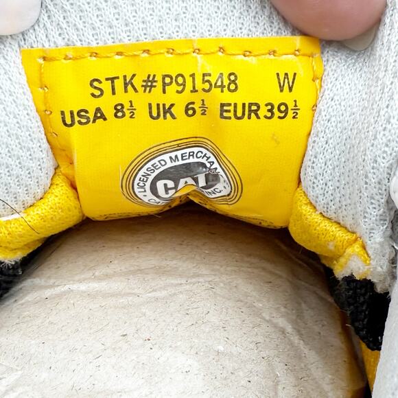 Caterpillar Pink and White Sneakers with Rugged Design - Picture 12 of 14